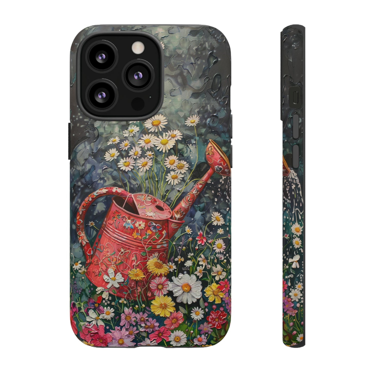 Flowers and Watering Can Floral Oil Painting Phone Case