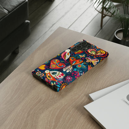 Bright Colorful Mexican Style Mural Painting Phone Case