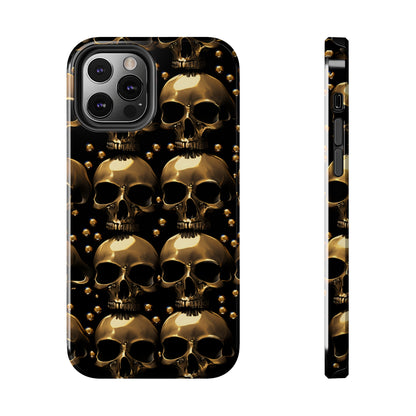 Enigmatic Elegance: Gold and Black iPhone 14 Case