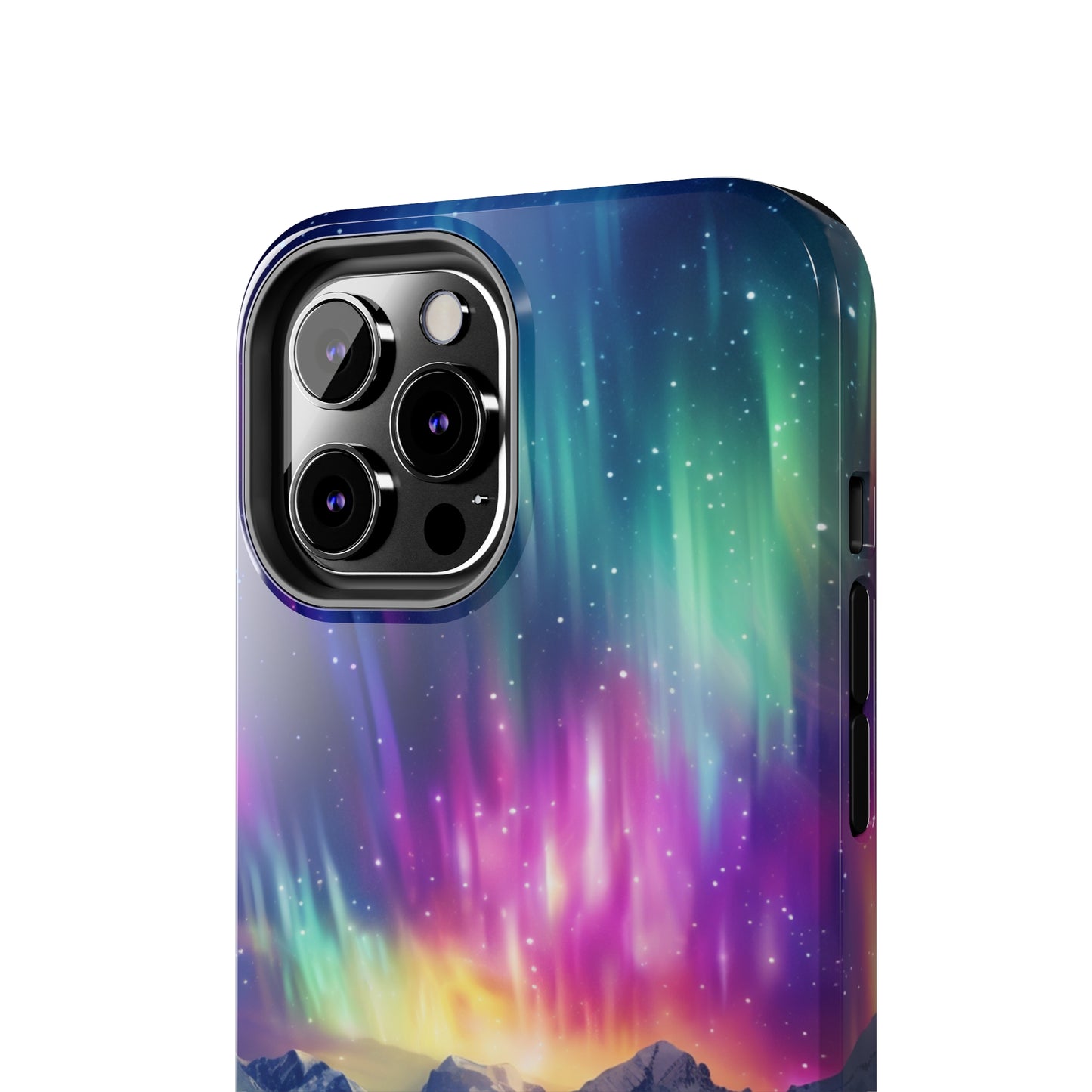 Celestial Dance: Aurora Borealis Sky Rainbow | Magical iPhone Case for Astral Admirers