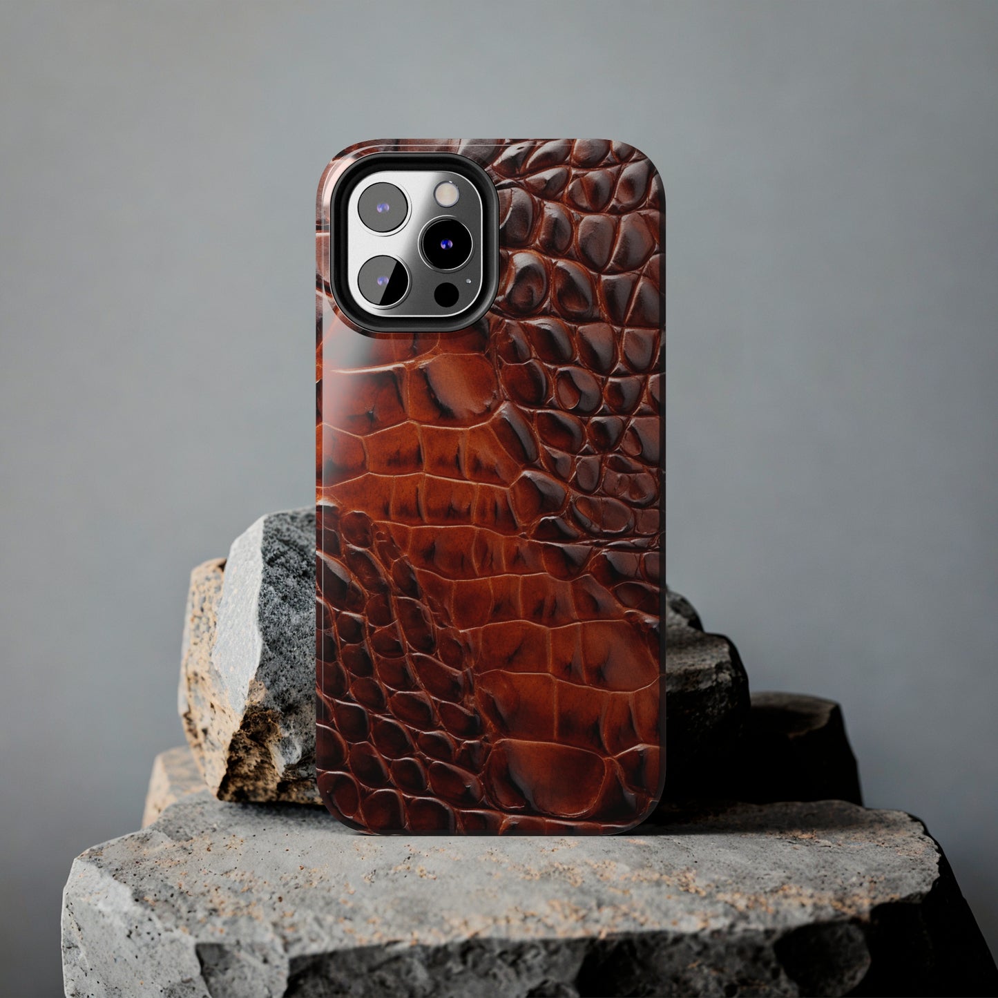 Alligator Skin Texture iPhone Case | Embrace Luxurious Style and Protection