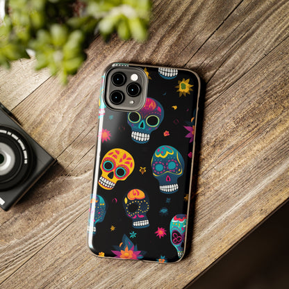 Sugar Skull iPhone Case | Day of the Dead Elegance for Apple iPhone Models