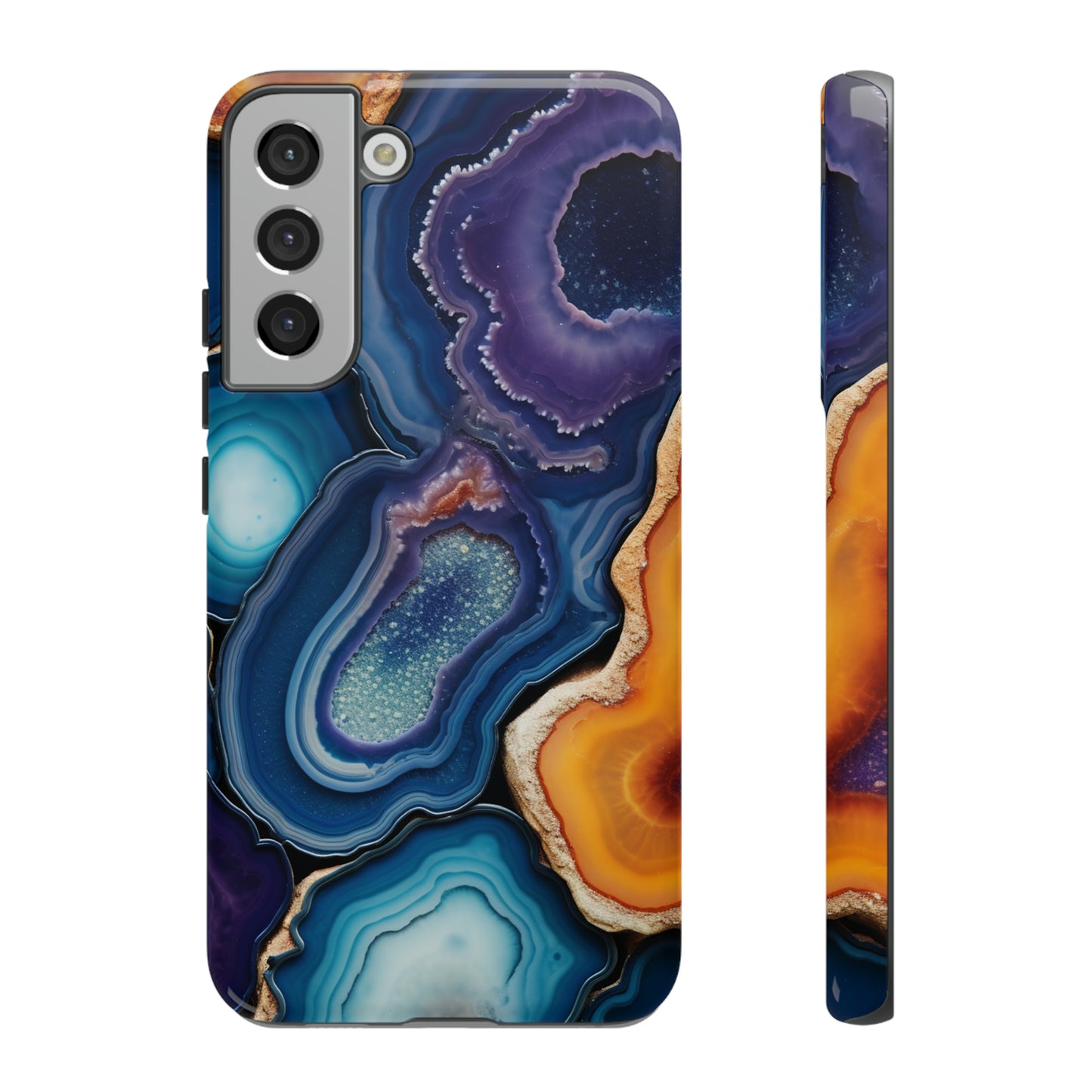 Agate Slice Geode Elegance: Natural Beauty Phone Case