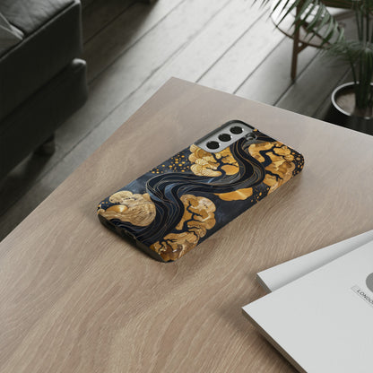 Gold and Silver Tree of Life Design Phone Case