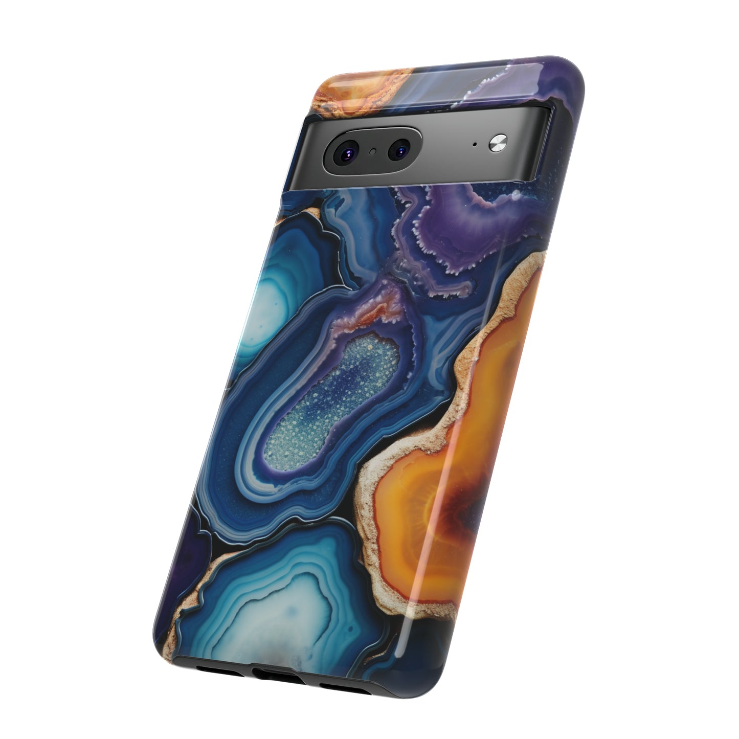 Agate Slice Geode Elegance: Natural Beauty Phone Case