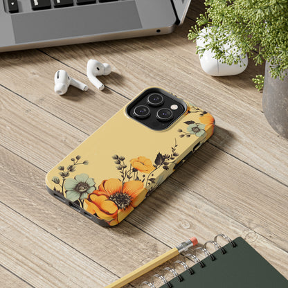 Classic Vintage Floral Case for iPhones – Timeless Elegance & Protection