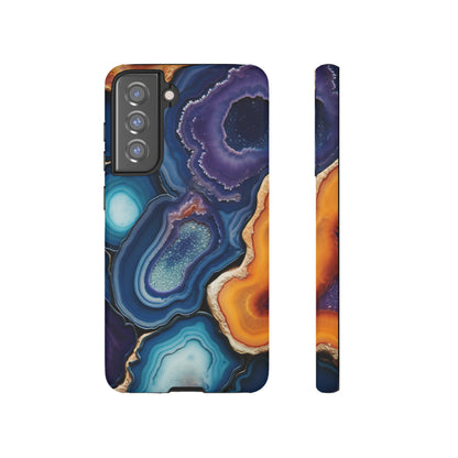 Agate Slice Geode Elegance: Natural Beauty Phone Case