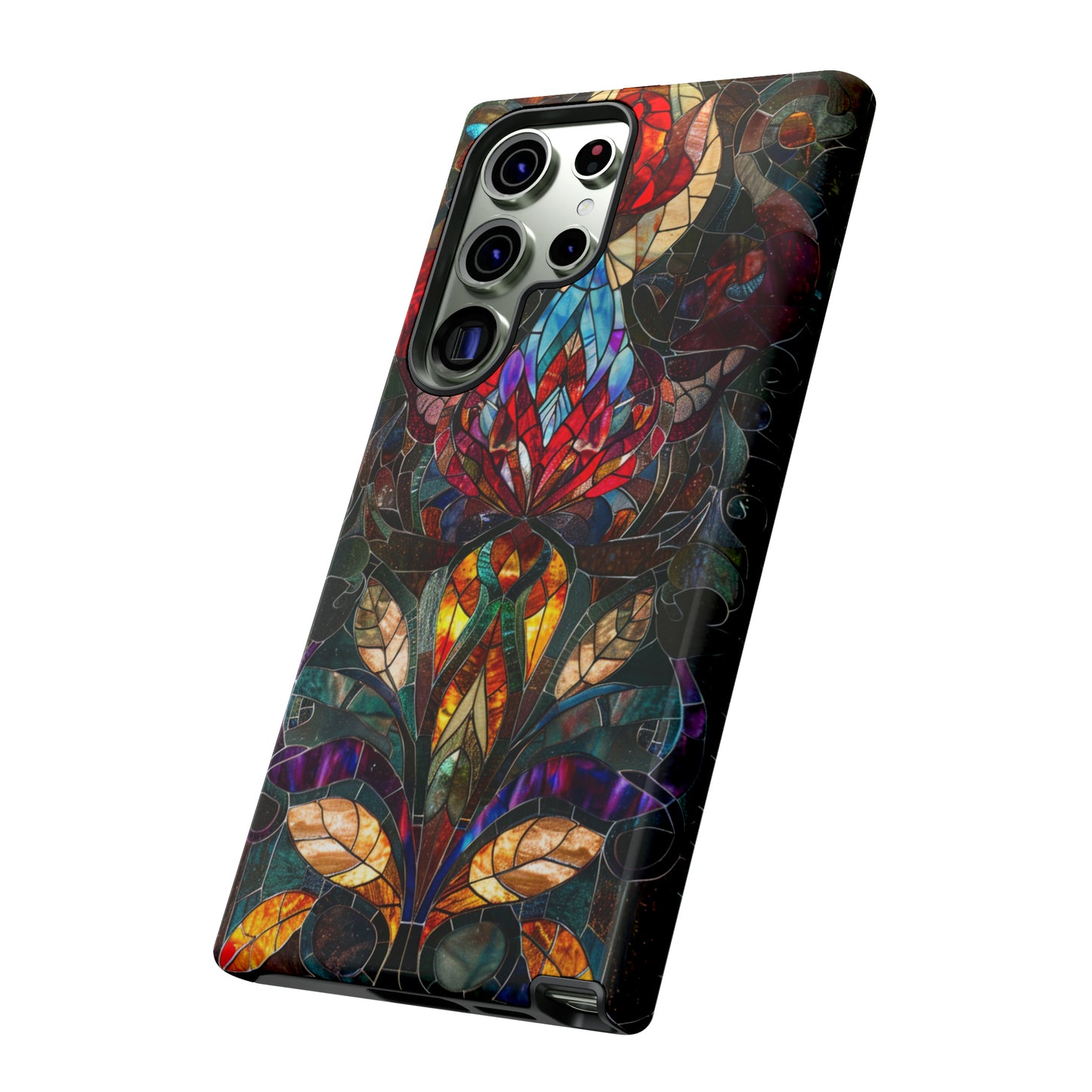 Art Deco Stained Glass floral Phone Case