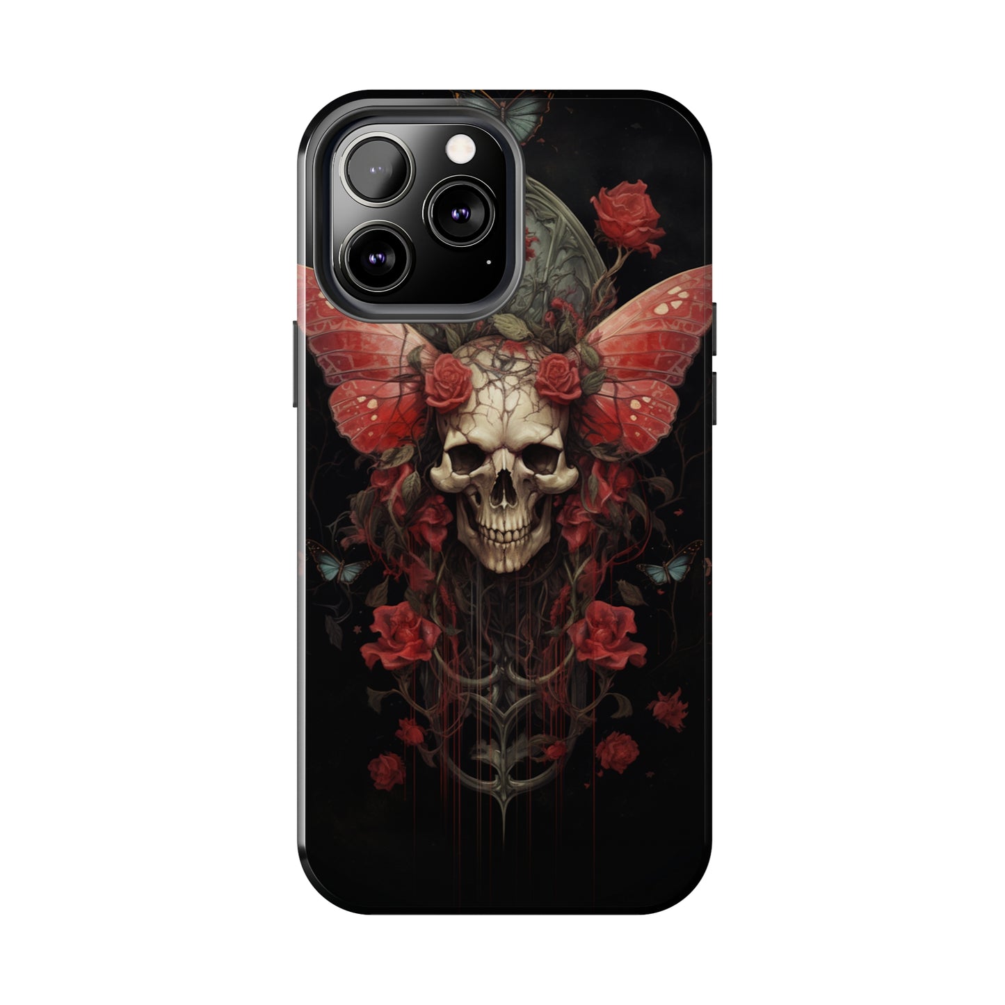 Deadhead Moth Gothic Dark Academia iPhone Case | Embrace Mysterious Elegance