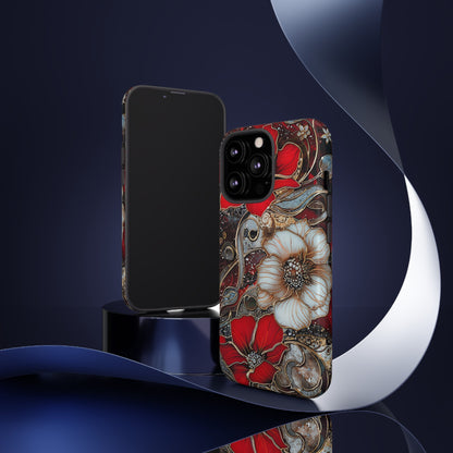 Stained Glass Floral Paisley Explosion Phone Case