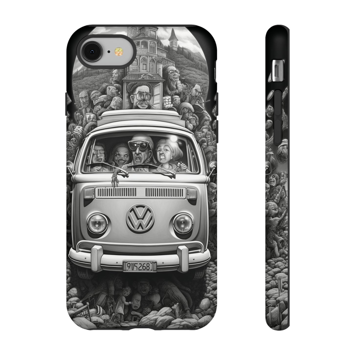 Vintage VW Camper Van iPhone Case