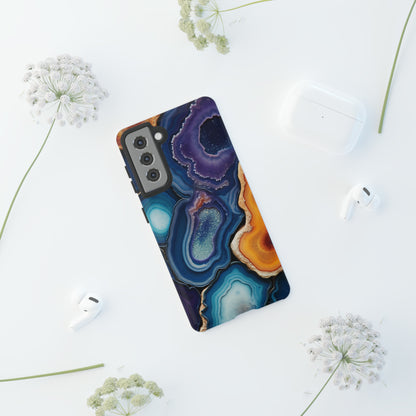 Agate Slice Geode Elegance: Natural Beauty Phone Case