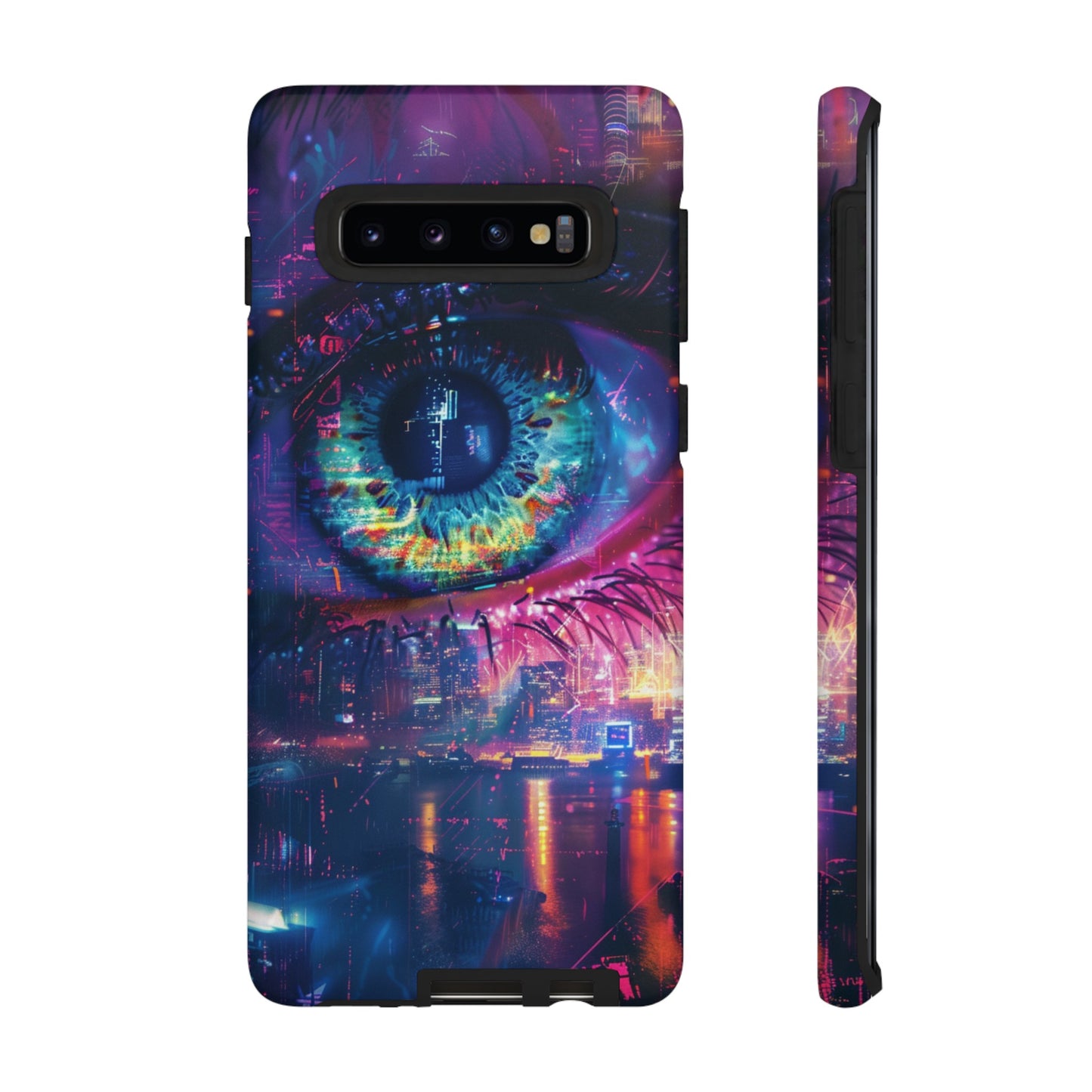 Eye of the Beholder Cyberpunk Art Phone Case