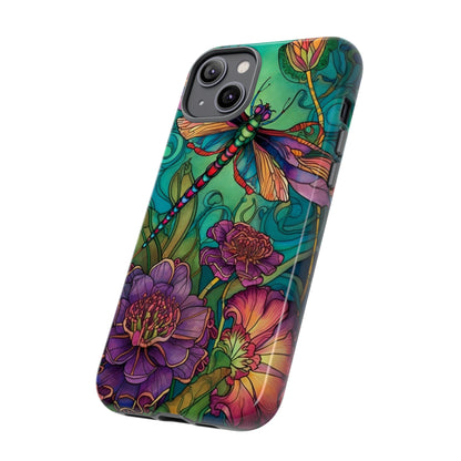 Art Nouveau Dragonfly - A Timeless Symbol of Elegance for Google Pixel, iPhone, and Samsung Cases