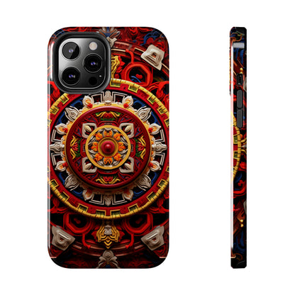 Mystical Visions: Psychedelic Tibet Mandala | Buddhist iPhone Case