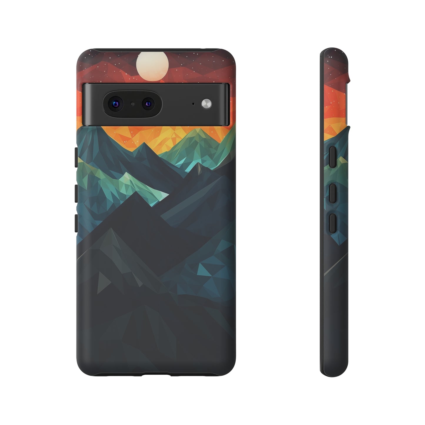 Mountain Abstract Tough Case | Embrace Nature's Beauty with a Durable Phone Case