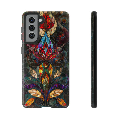 Art Deco Stained Glass floral Phone Case