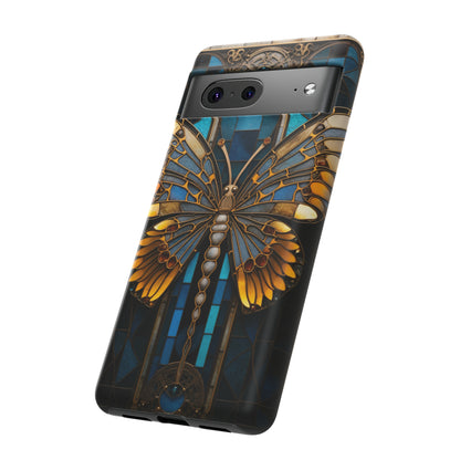 Stained Glass iPhone Butterfly Floral Aesthetic Art Nouveau