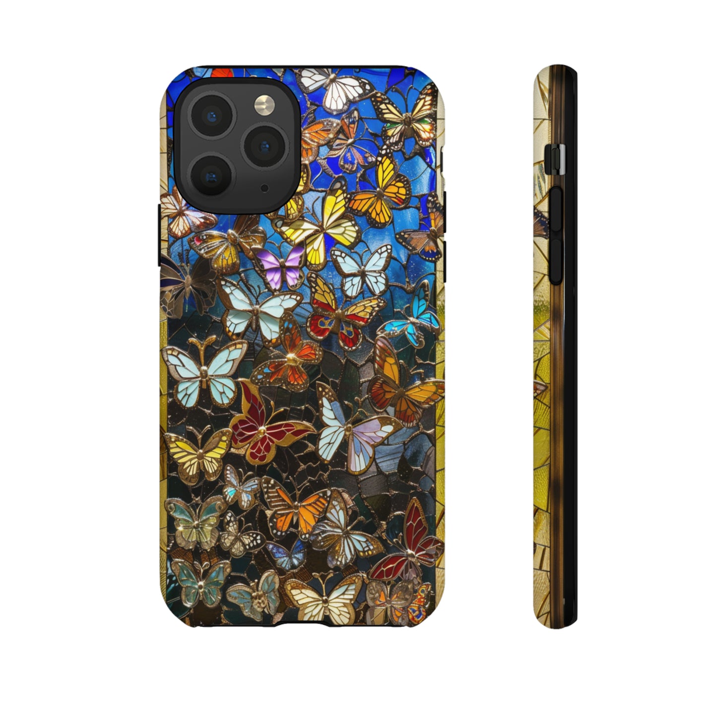 Butterfly Flower Garden Painting Phone Case