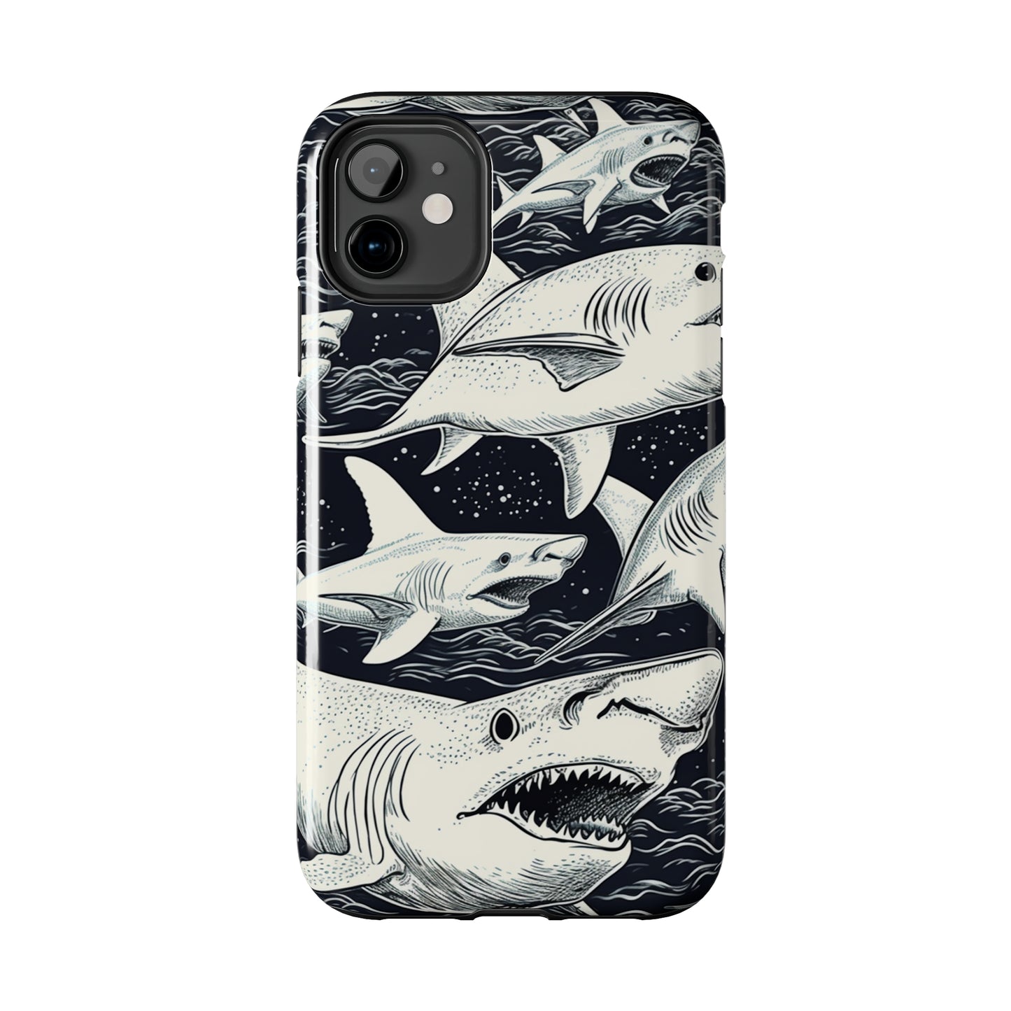 Shark Design | Swimming with the Sharks Aquatic Adventure iPhone 13 Case