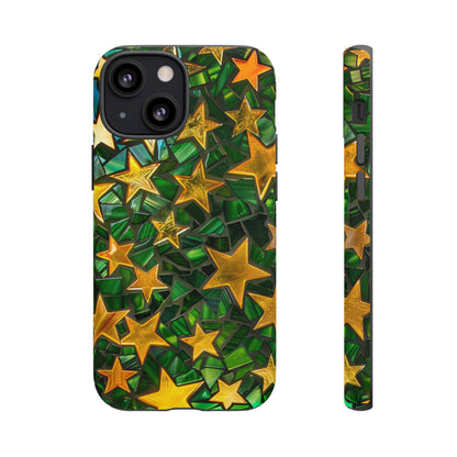 Green Celestial Stained Glass Mosaic Phone Case