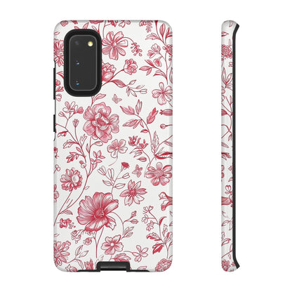 Pink Floral Wildflower Phone Case