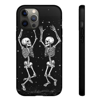 Halloween Dancing Skeletons iPhone Case