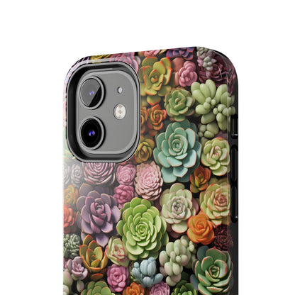 Succulent Desert Cactus Floral iPhone Case | Embrace the Beauty of Arid Elegance