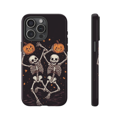 Dancing Skeletons with Jack-o'-Lanterns Phone Cover