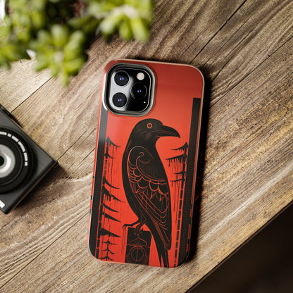 Mystic Totem: Northwest Native American Tribal Raven | Cultural Heritage iPhone Case