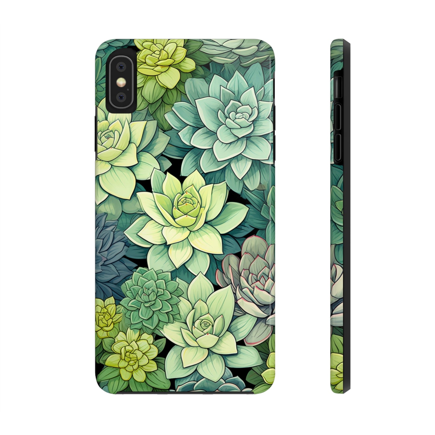 Succulent Desert Cactus Floral iPhone Case | Embrace the Beauty of Arid Elegance