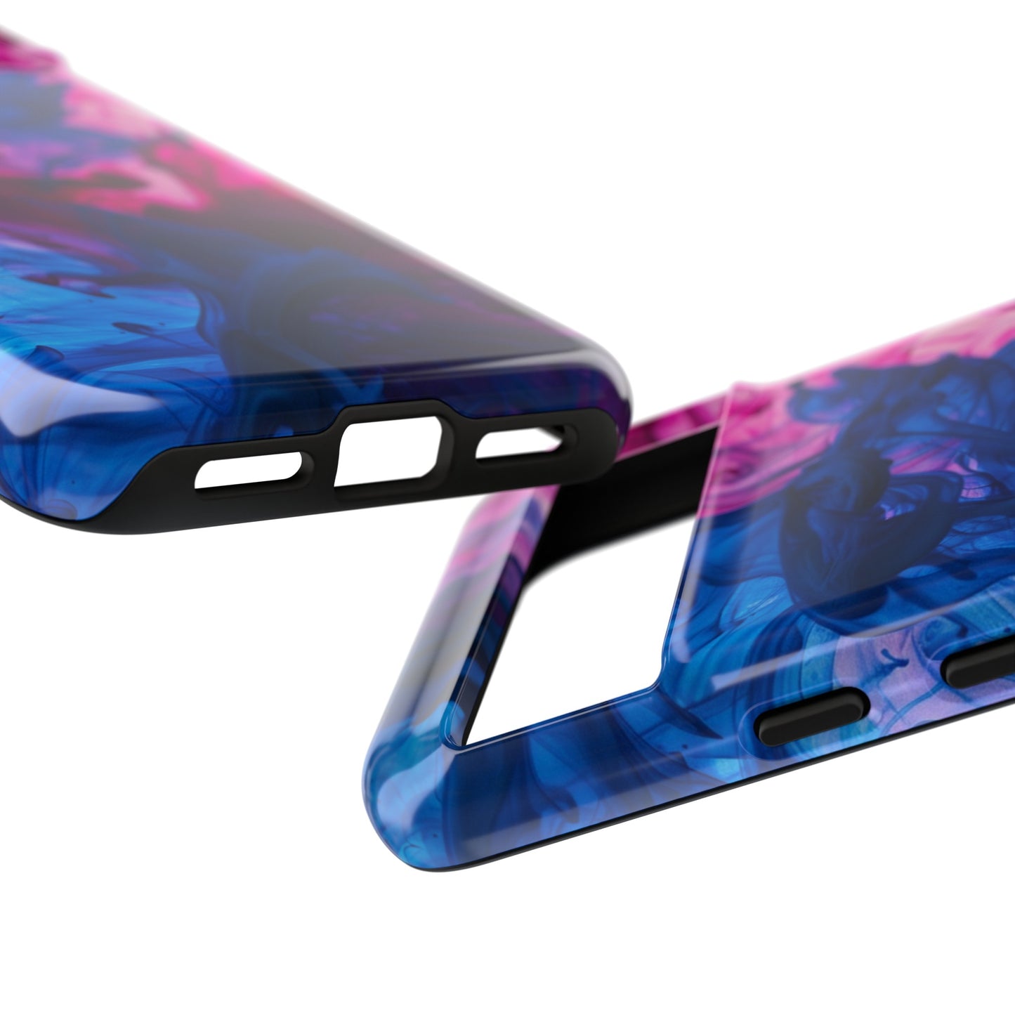 Magenta and Blue Color Explosion Phone Case