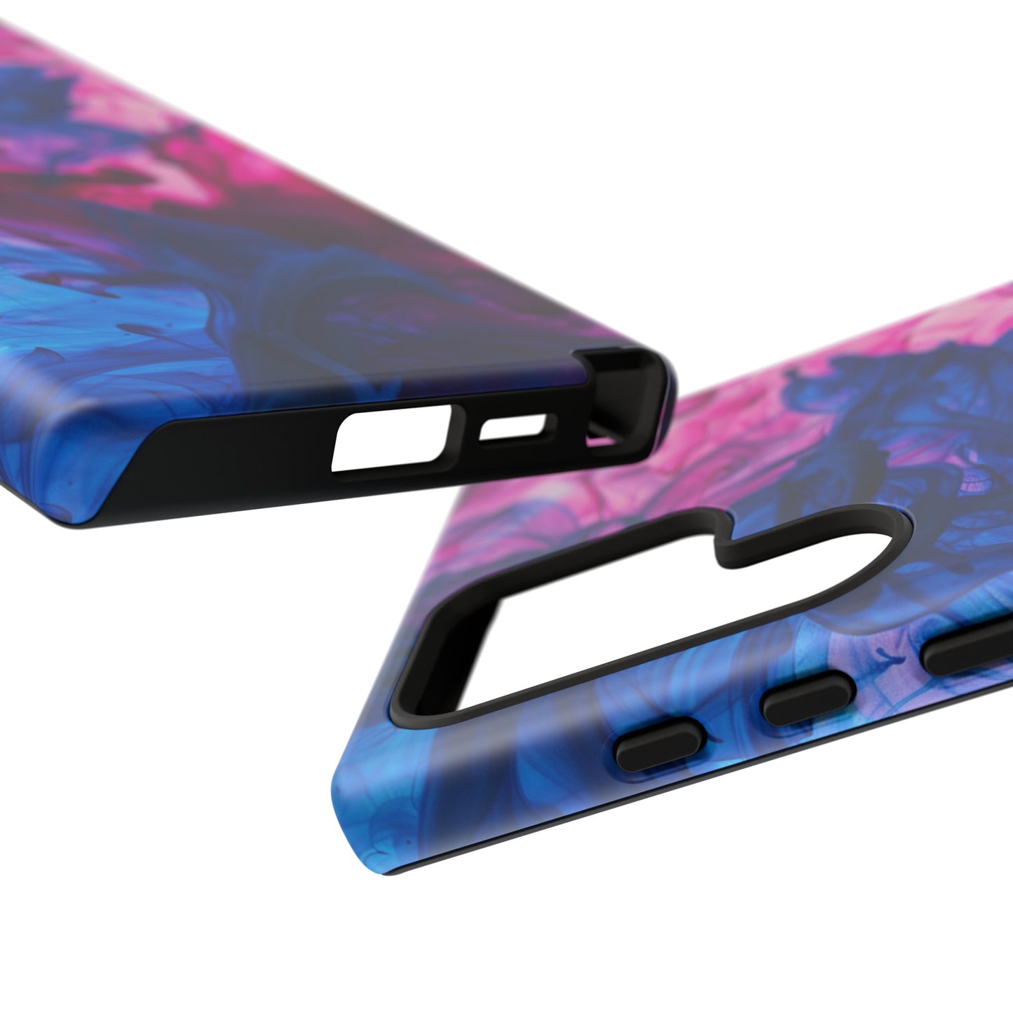 Magenta and Blue Color Explosion Phone Case