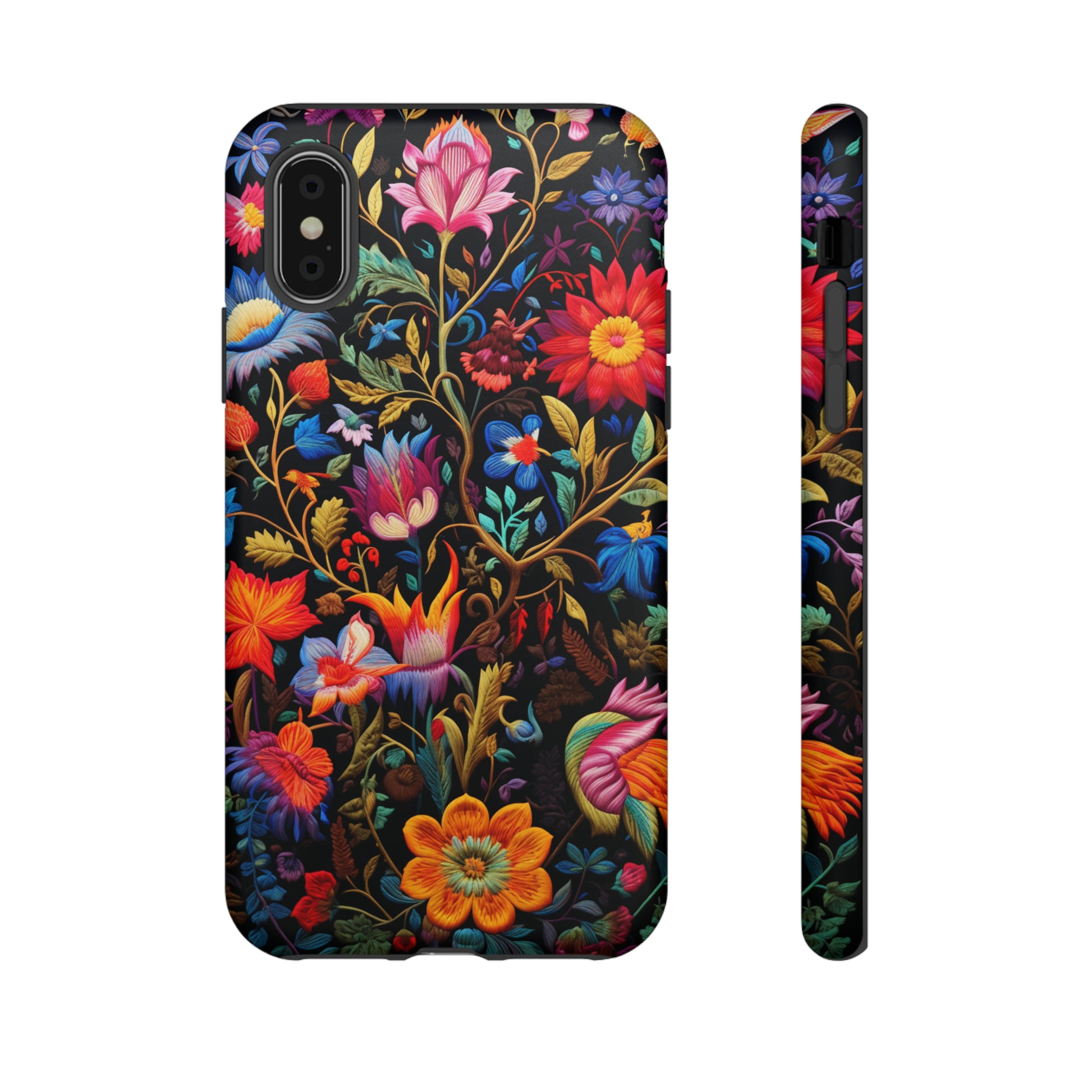 Colorful embroidery-style design phone case for Google Pixel