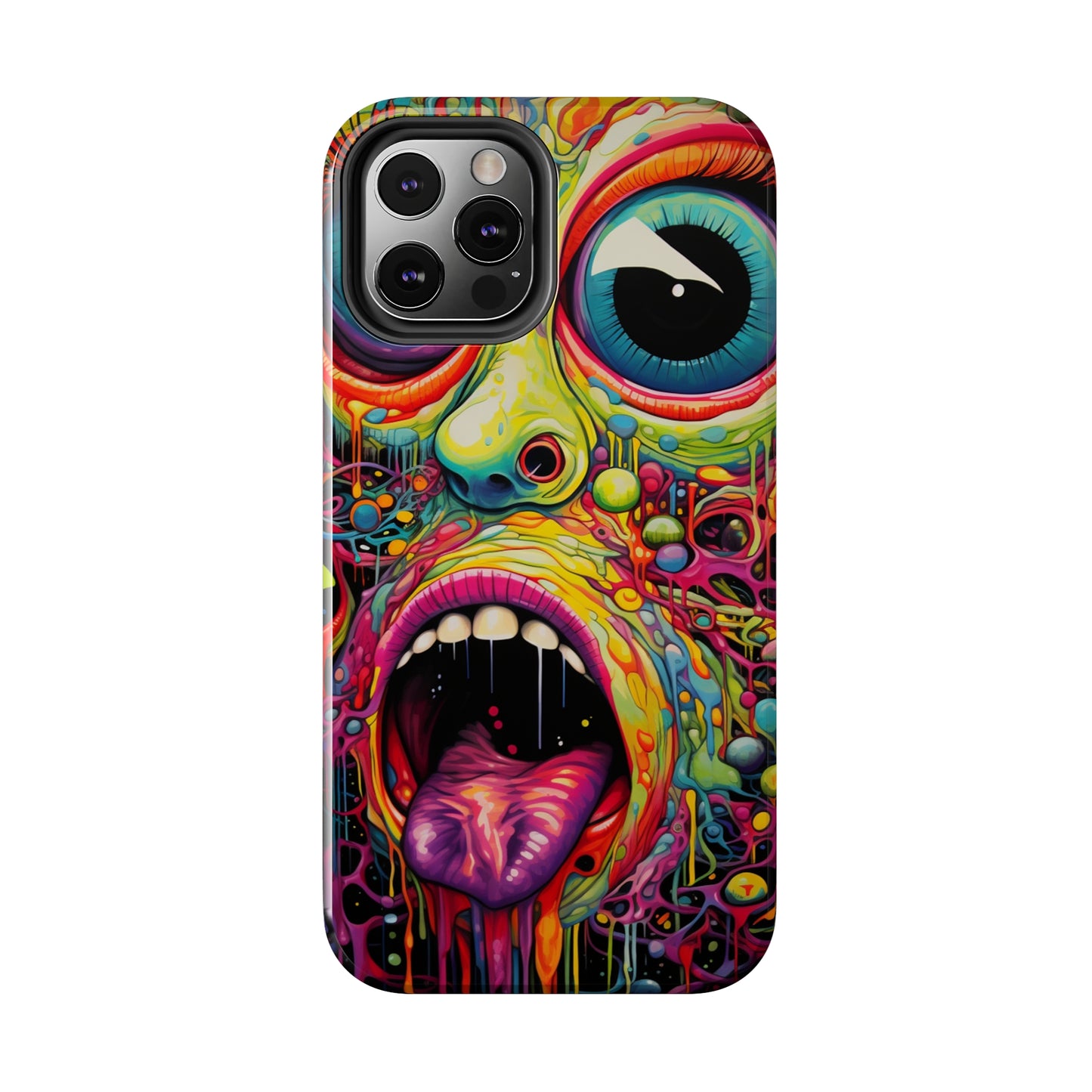 Trippy Hippie Acid Drop: Vibrant Swirls & Dazzling Colors | Tough iPhone Case