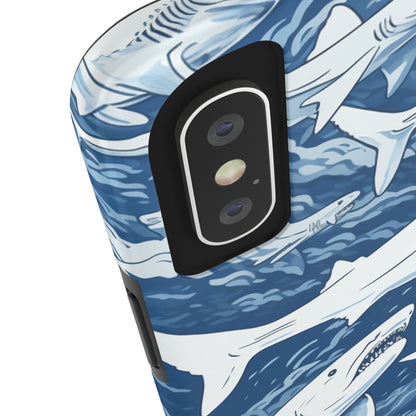 Shark Design: Dive into the Depths with an Aquatic Adventure iPhone Case