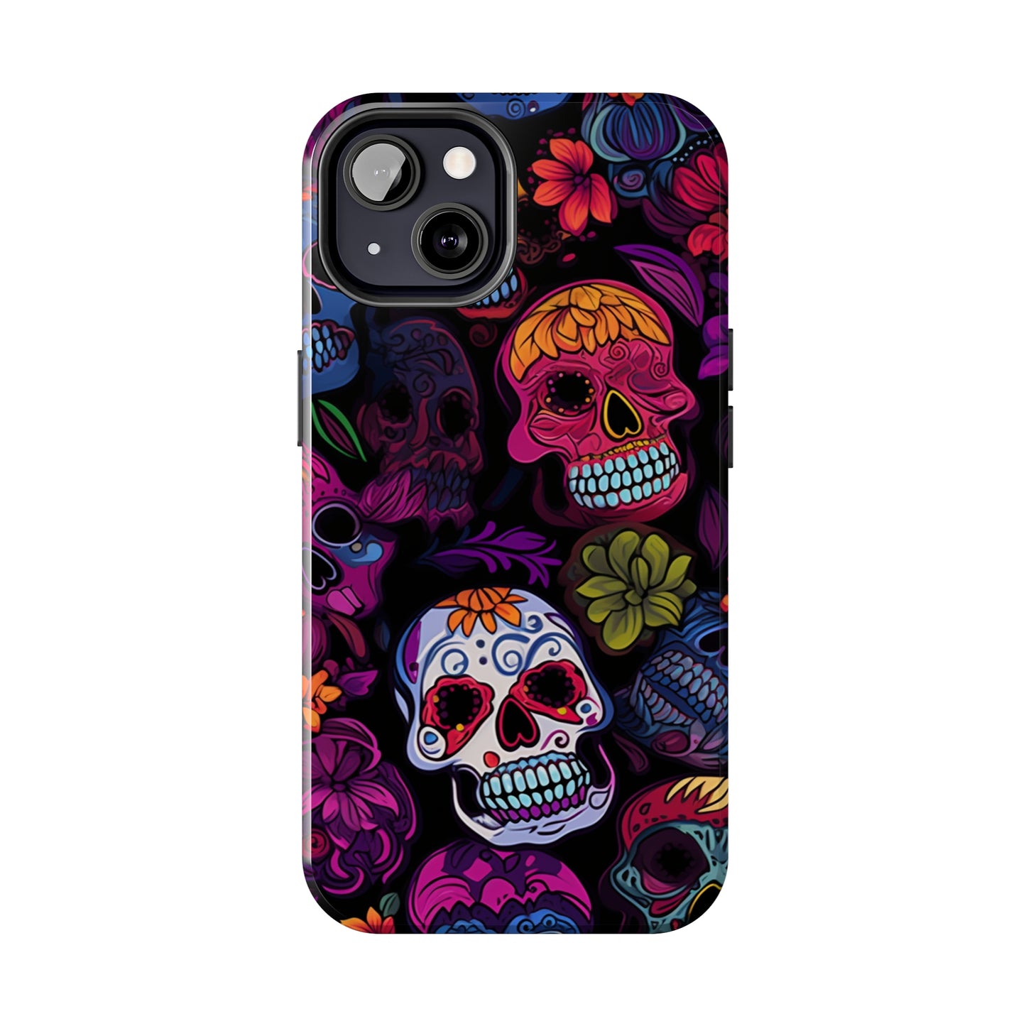 Sugar Skull iPhone Case | Day of the Dead Inspired Design for Halloween