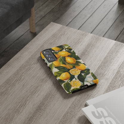 Mediterranean Lemon Italian Tile iPhone 14 Case