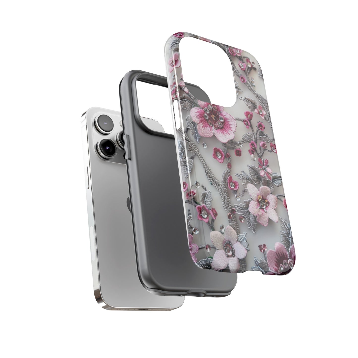 Coquette Aesthetic Floral Art iPhone 12 Case