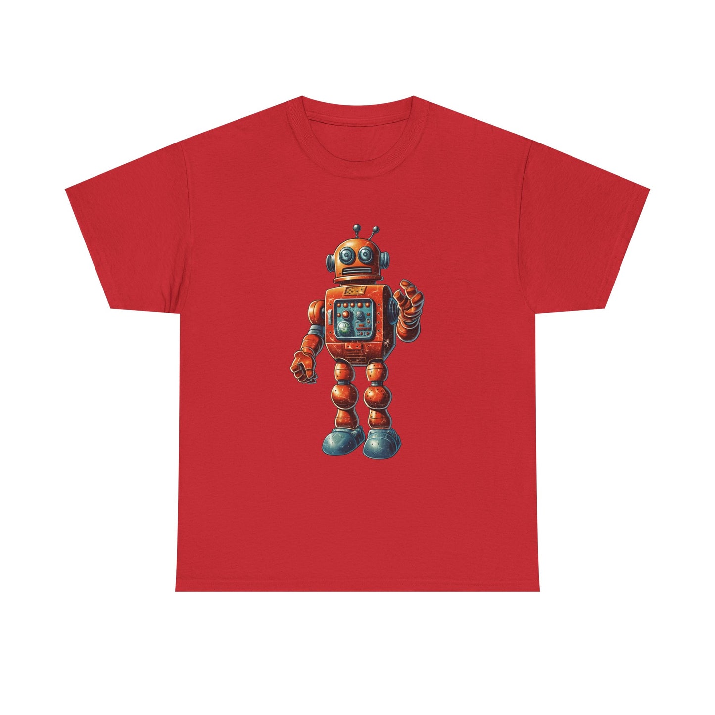 Cute Vintage 60s Robot Toy Sci Fi T Shirt Retro Space Nerd Tee