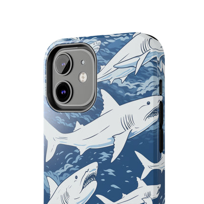 Shark Design: Dive into the Depths with an Aquatic Adventure iPhone Case