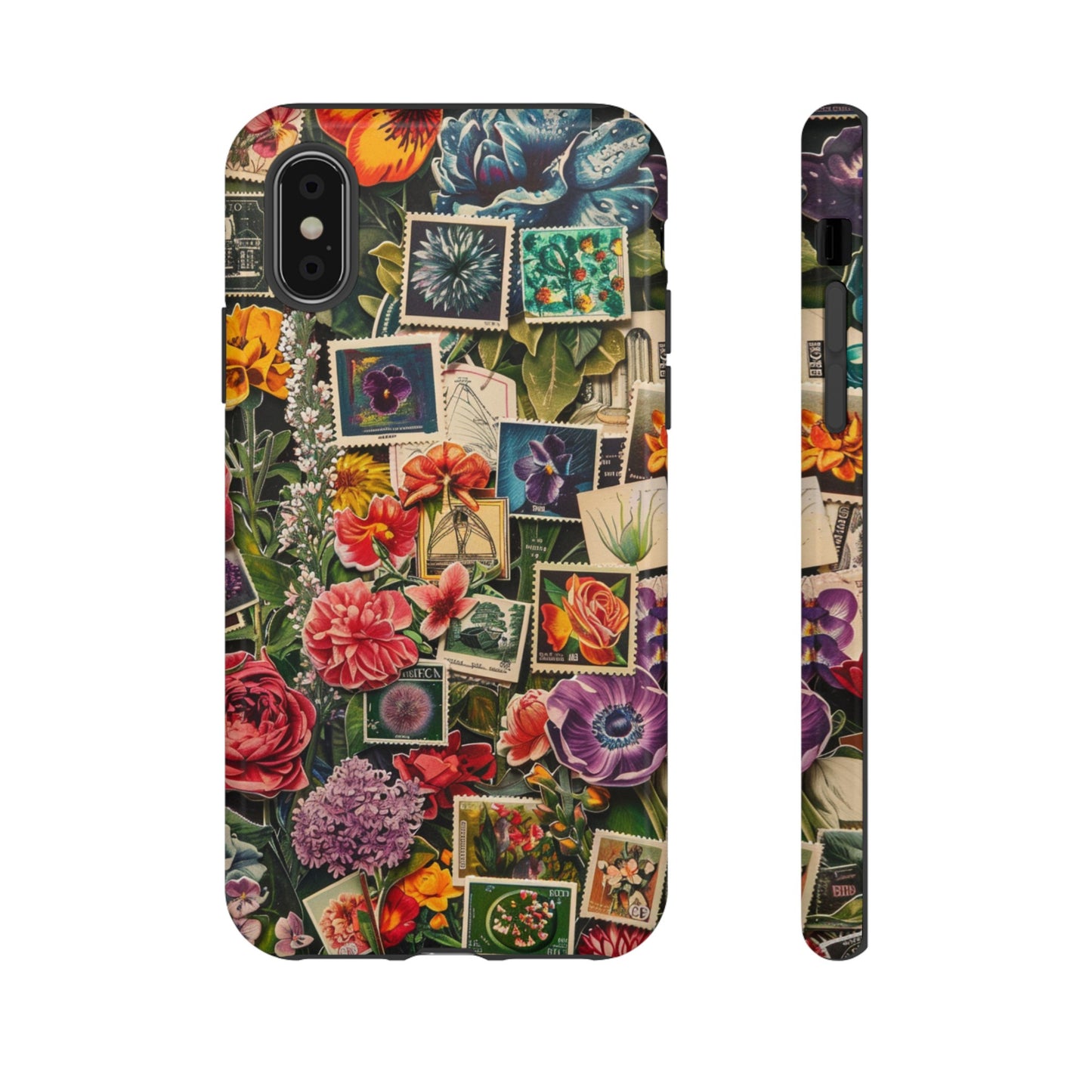 Vintage Floral Stamps Phone Case