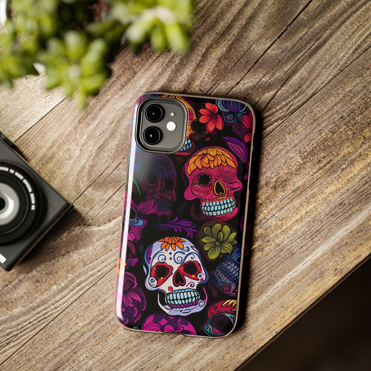 Sugar Skull iPhone Case | Day of the Dead Inspired Design for Halloween