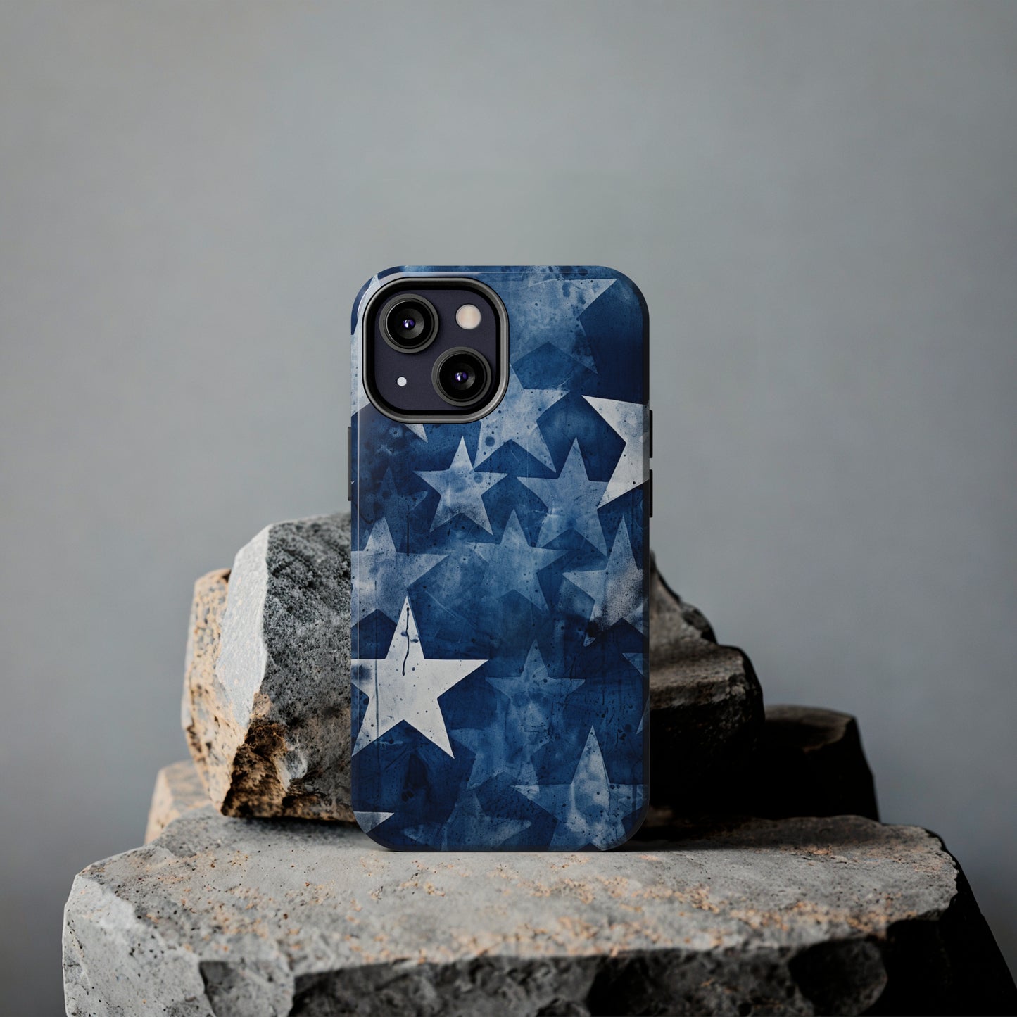 Starry Nights: Denim Dreams | Celestial Star-Patterned iPhone Case