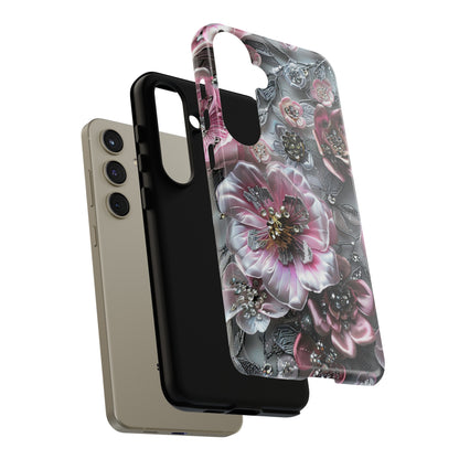 Coquette Aesthetic Floral Art iPhone 15 Case