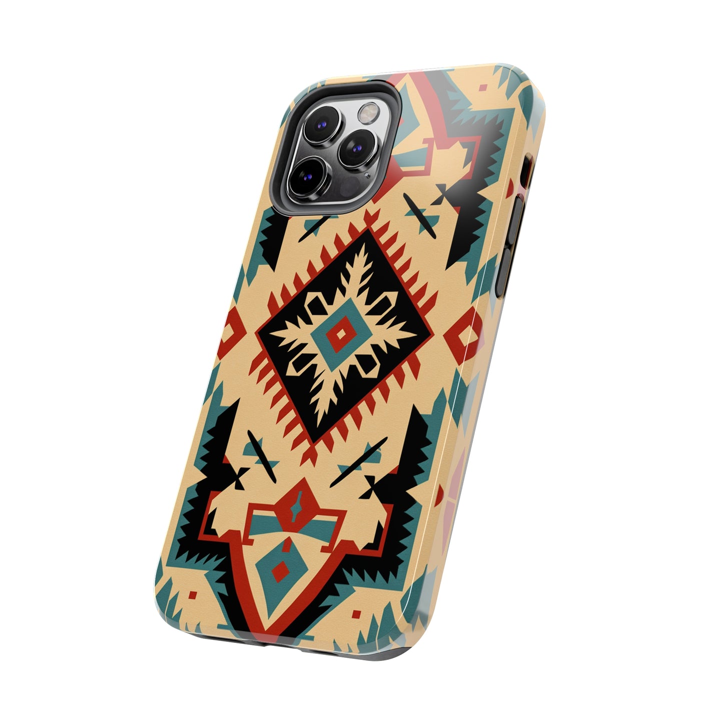 Native American Santa Fe Style Abstract iPhone Case