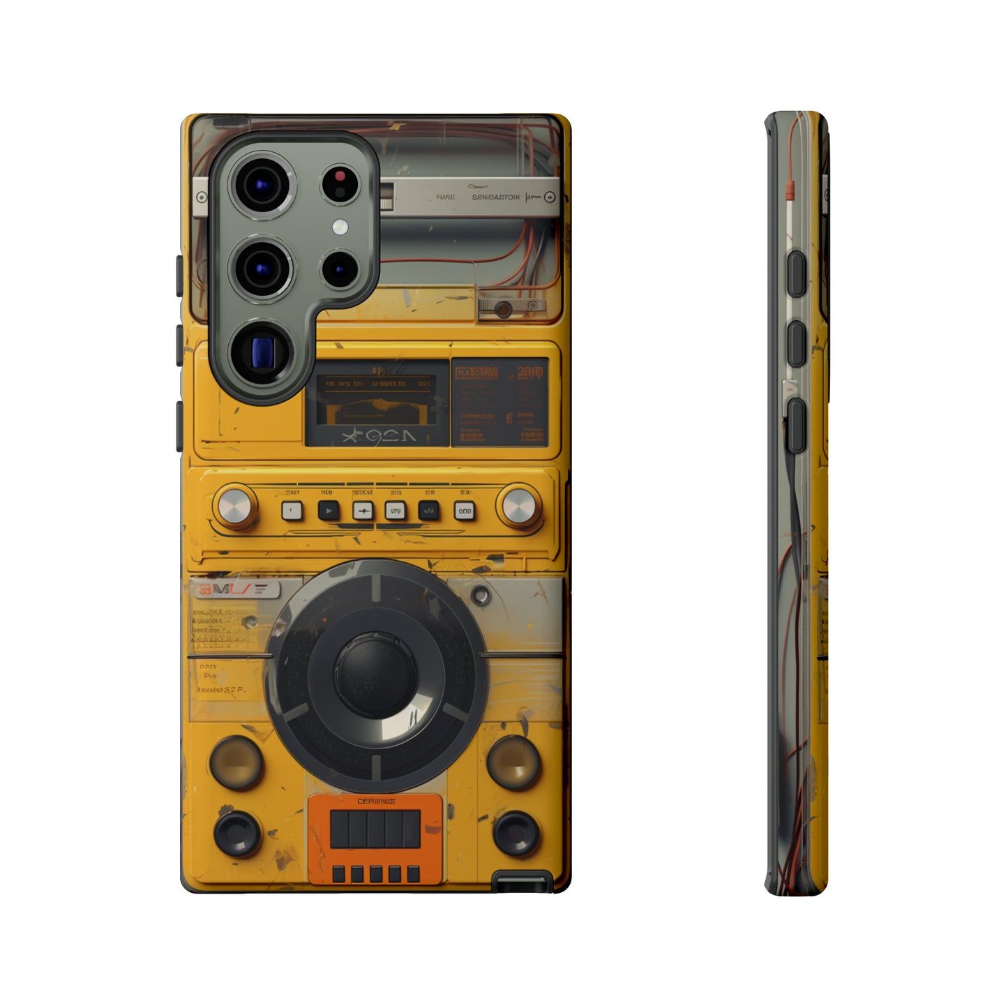 Cyberpunk Techno Gadget Walkman: Premium Phone Tough Case for iPhone, Samsung Galaxy, and Google Pixel