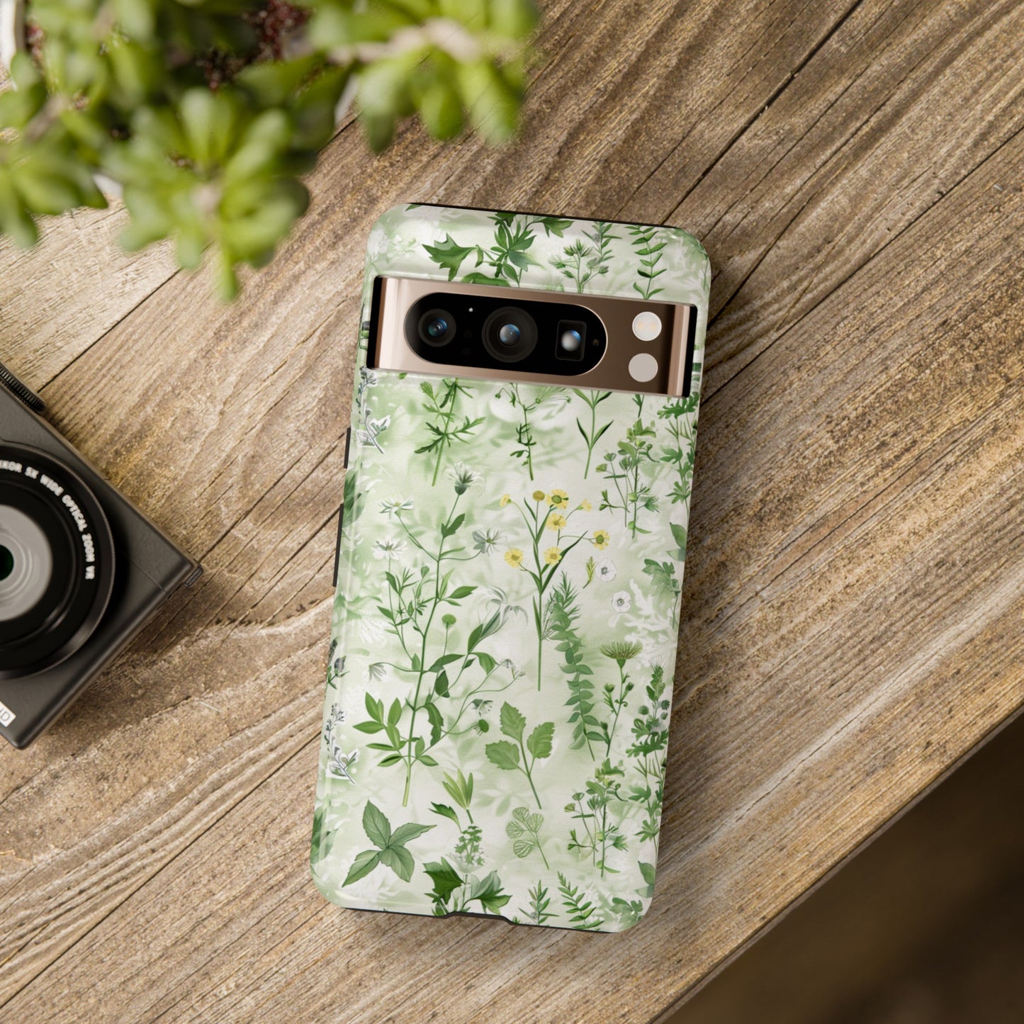 Floral Sage Green Wildflower Phone Case