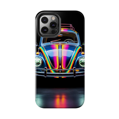 iPhone Case | Colorful Journeys: Psychedelic VW Bug iPhone Tough Case