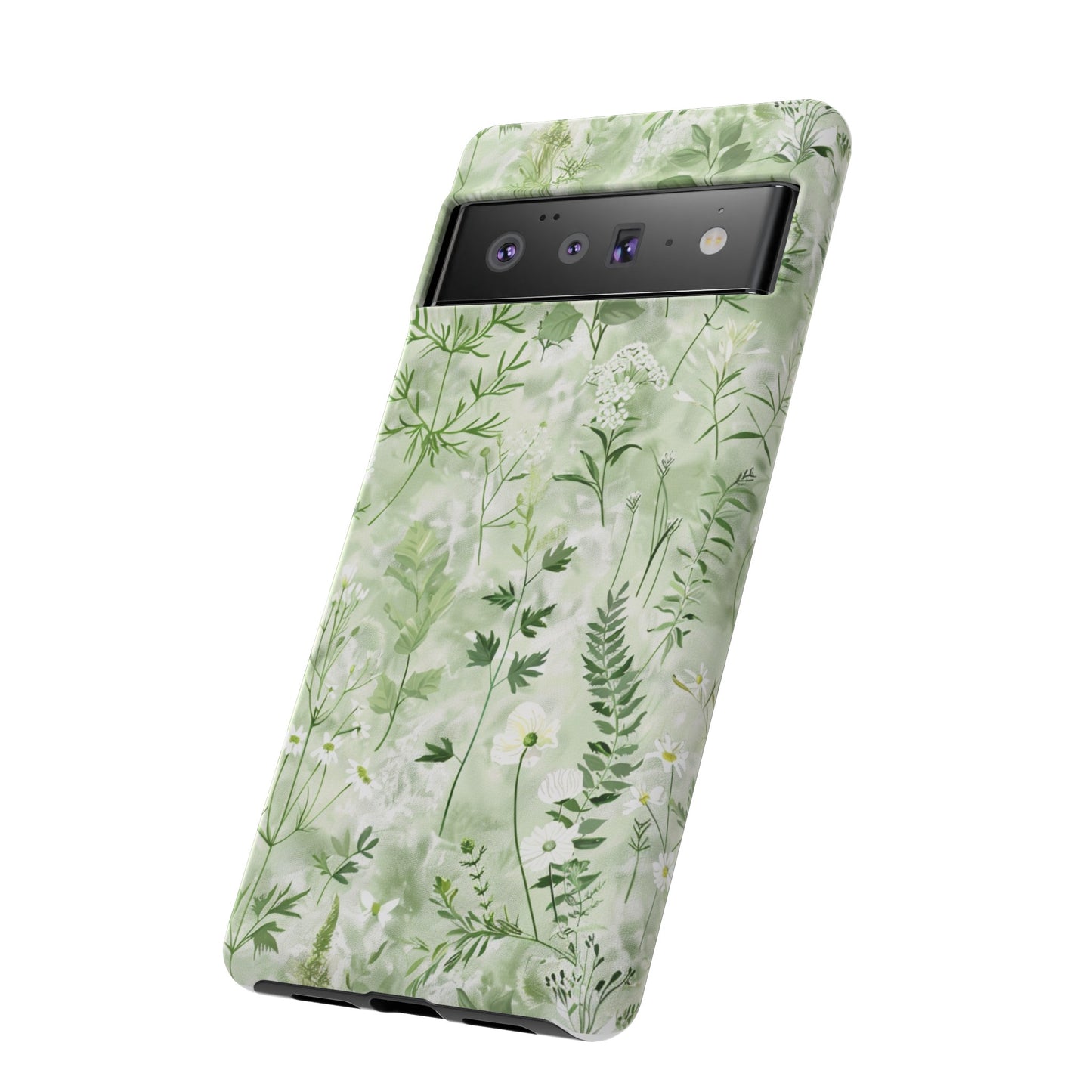 Floral Sage Green Wildflower Phone Case